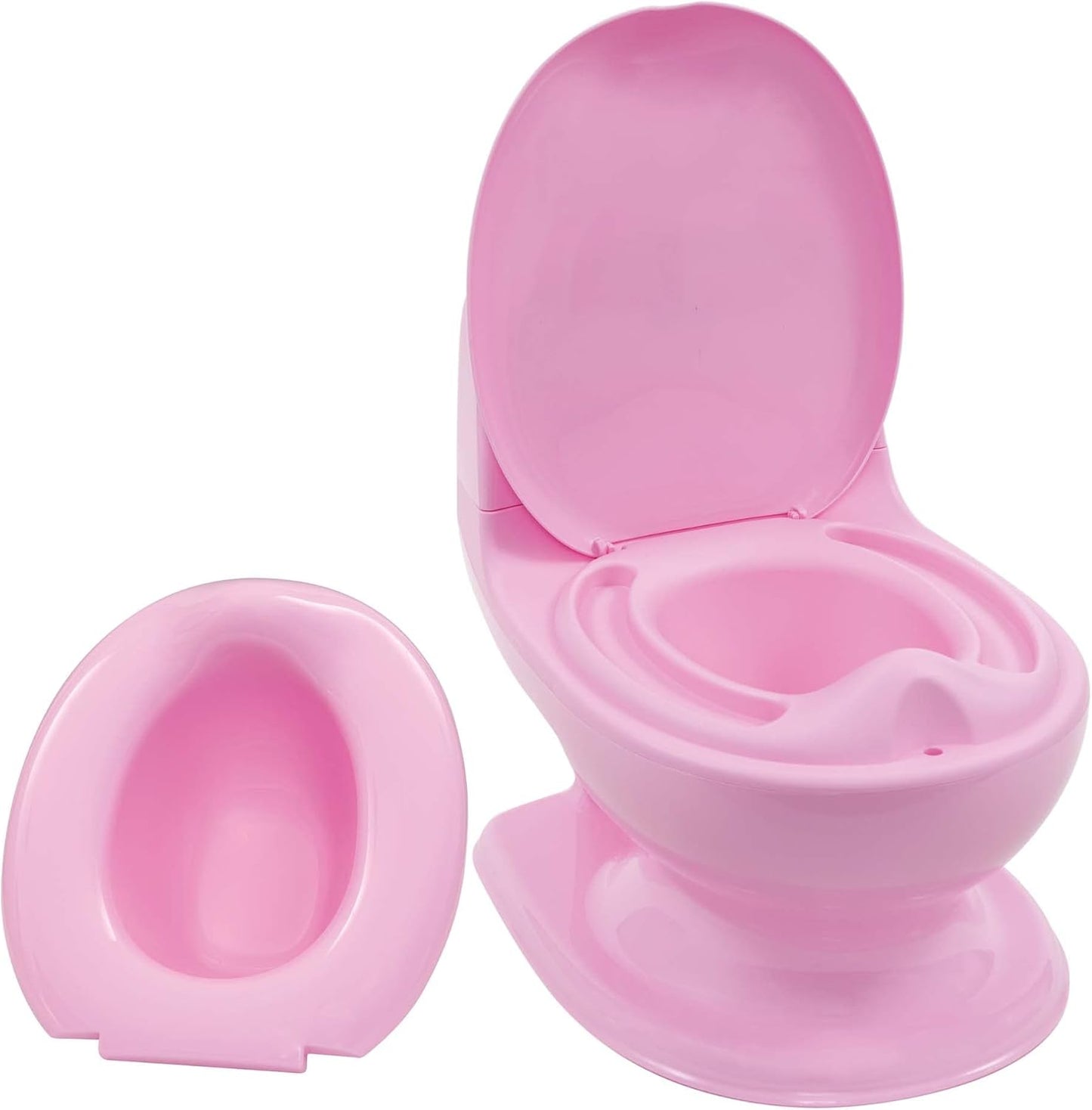 Nuby Dr. Talbot's - My Real Potty - Vasino per bambini rosa con suono di sciacquone