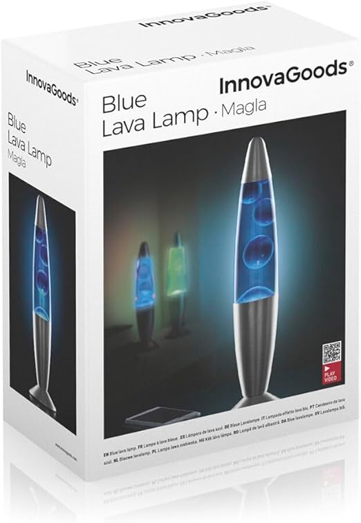 InnovaGoods - Lampada Lava Rilassante Blu