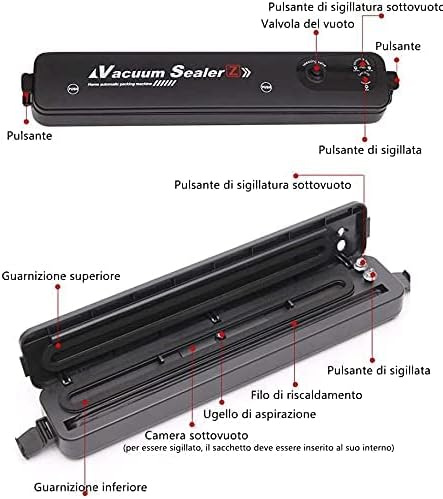 Macchina Sottovuoto Alimenti 2 in 1 con 10 Sacchetti