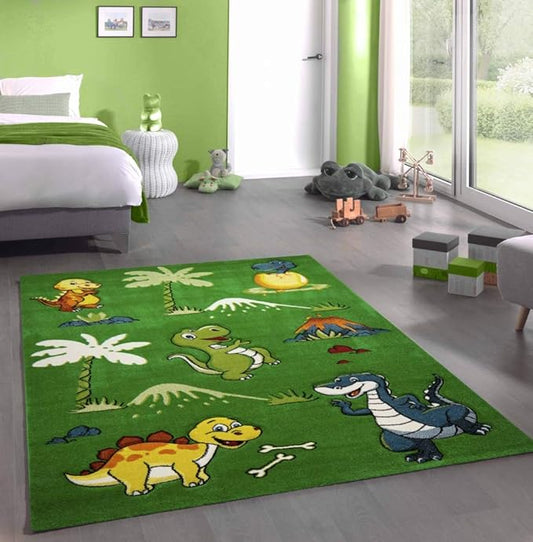 CARPETIA Tappeto per Bambini Dinosauri 80x150 cm