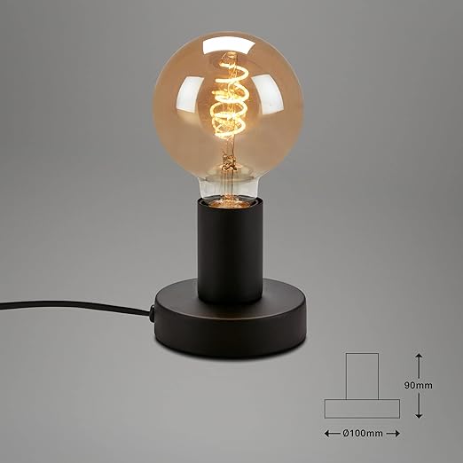 BRILONER  Lampada Led da tavolo nera