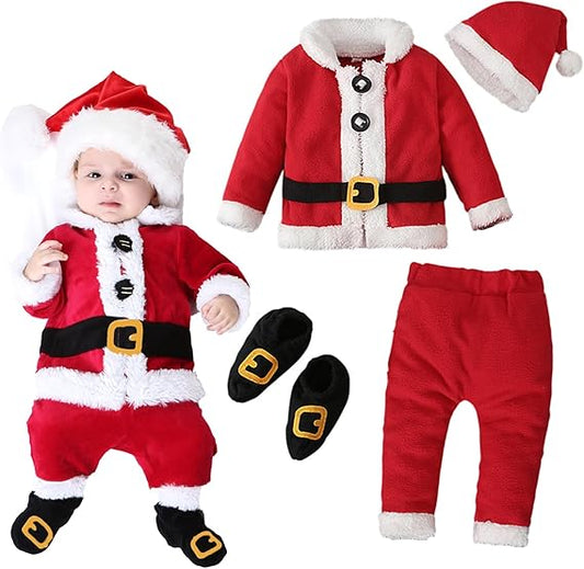 Hifot Vestito Babbo Natale Bambino Bambina