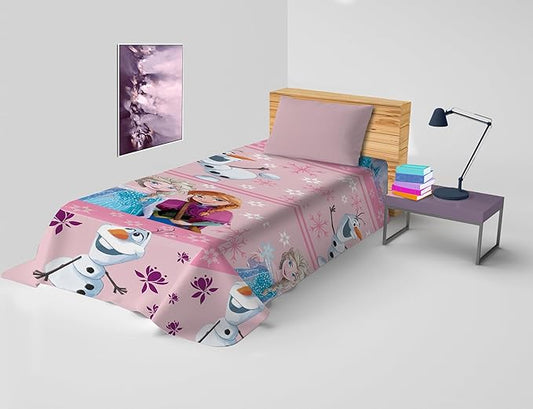 Copriletto Letto Singolo Disney Frozen in cotone