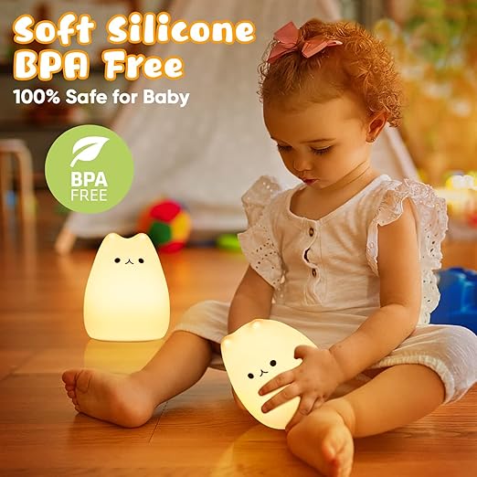 FOMYHEARD Luce Notturna Bambini 7 Colori USB