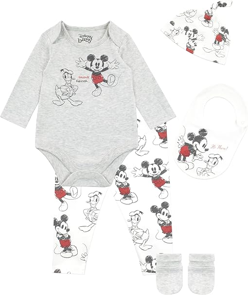 Disney Set 5 Pezzi Mickey Mouse e Donald Duck