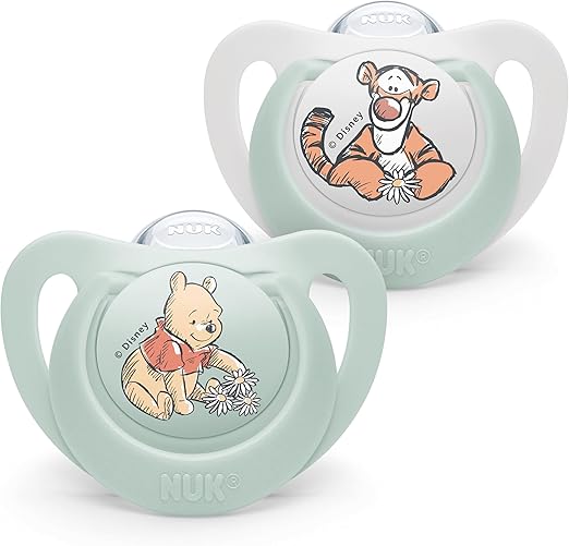 NUK Star ciuccio 0-6 mesi Set 2 Pezzi