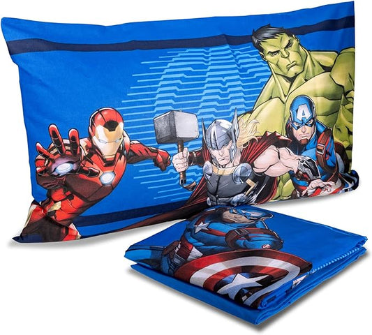 Set Lenzuolo Letto Singolo Avengers