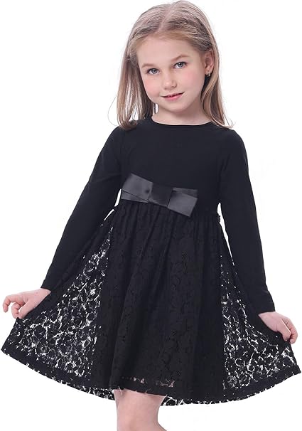 BONNY BILLY Vestito Bambina Elegante in Pizzo