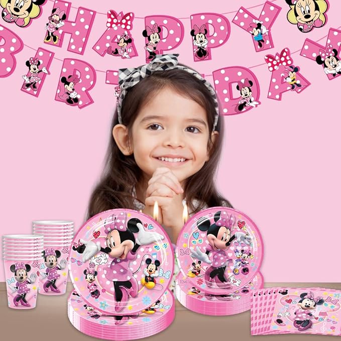 Set Compleanno a tema Minnie Mouse