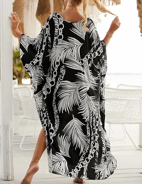 HUXRAKV  Vestito Lungo da Spiaggia Donna