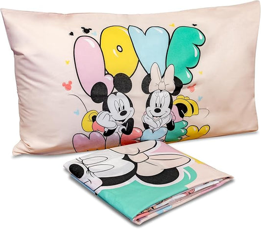 Set Lenzuolo Letto Singolo Minnie Mouse