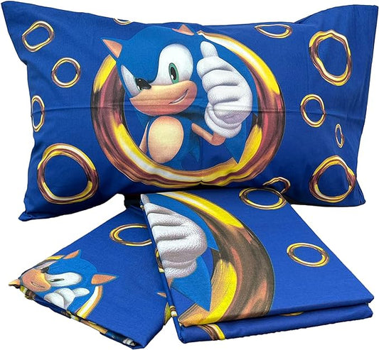 Set Lenzuolo Letto Singolo Sonic