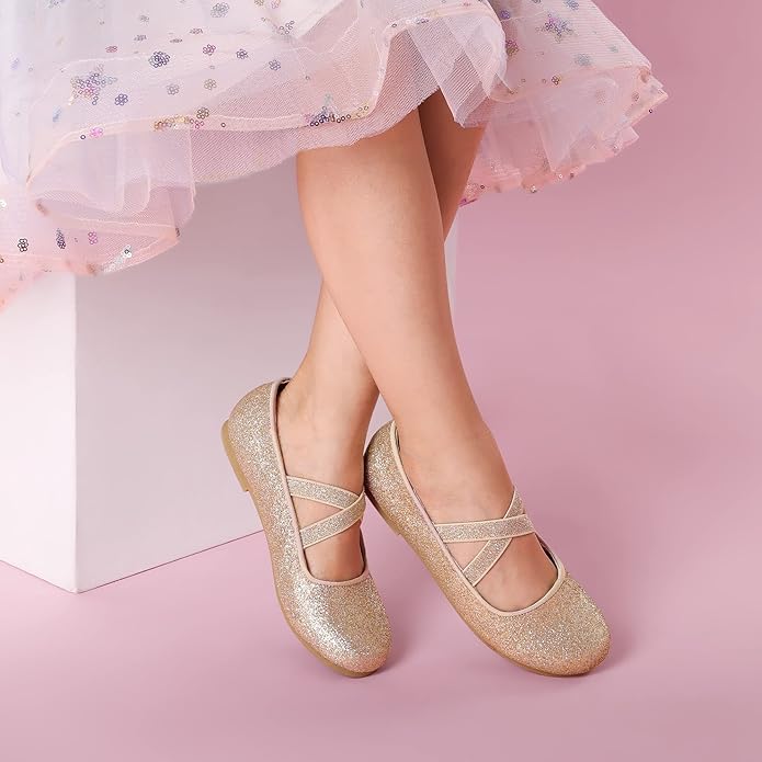 DREAM PAIRS Ballerine Bambina da Principessa