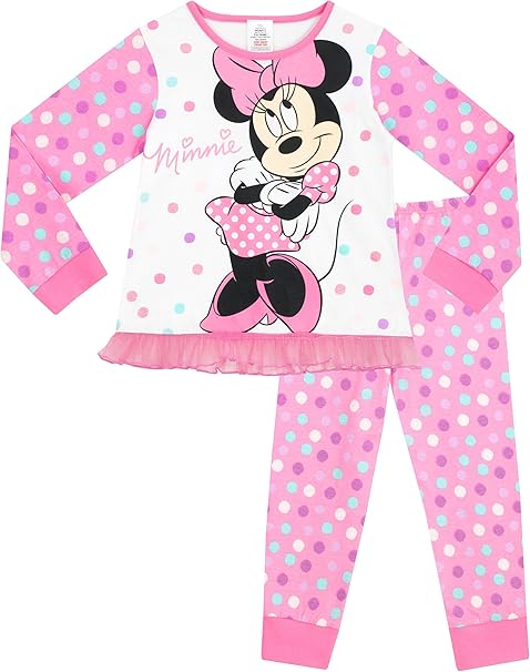 Disney Pigiama Bambina Cotone Minnie Mouse