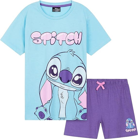 Disney Pigiama Corto Bambina Stitch