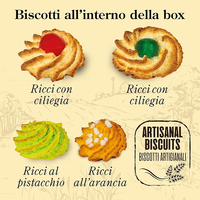 Biscotti siciliani di pasta di mandorle | Box regalo 600 gr