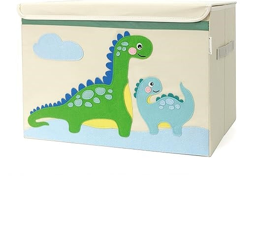 Baule Portagiochi Bambini 51x36x36cm Dinosauro