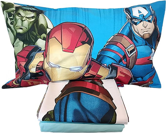 Set Lenzuolo Letto Singolo Avengers