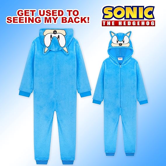 SONIC THE HEDGEHOG Pigiama Bambino in pile