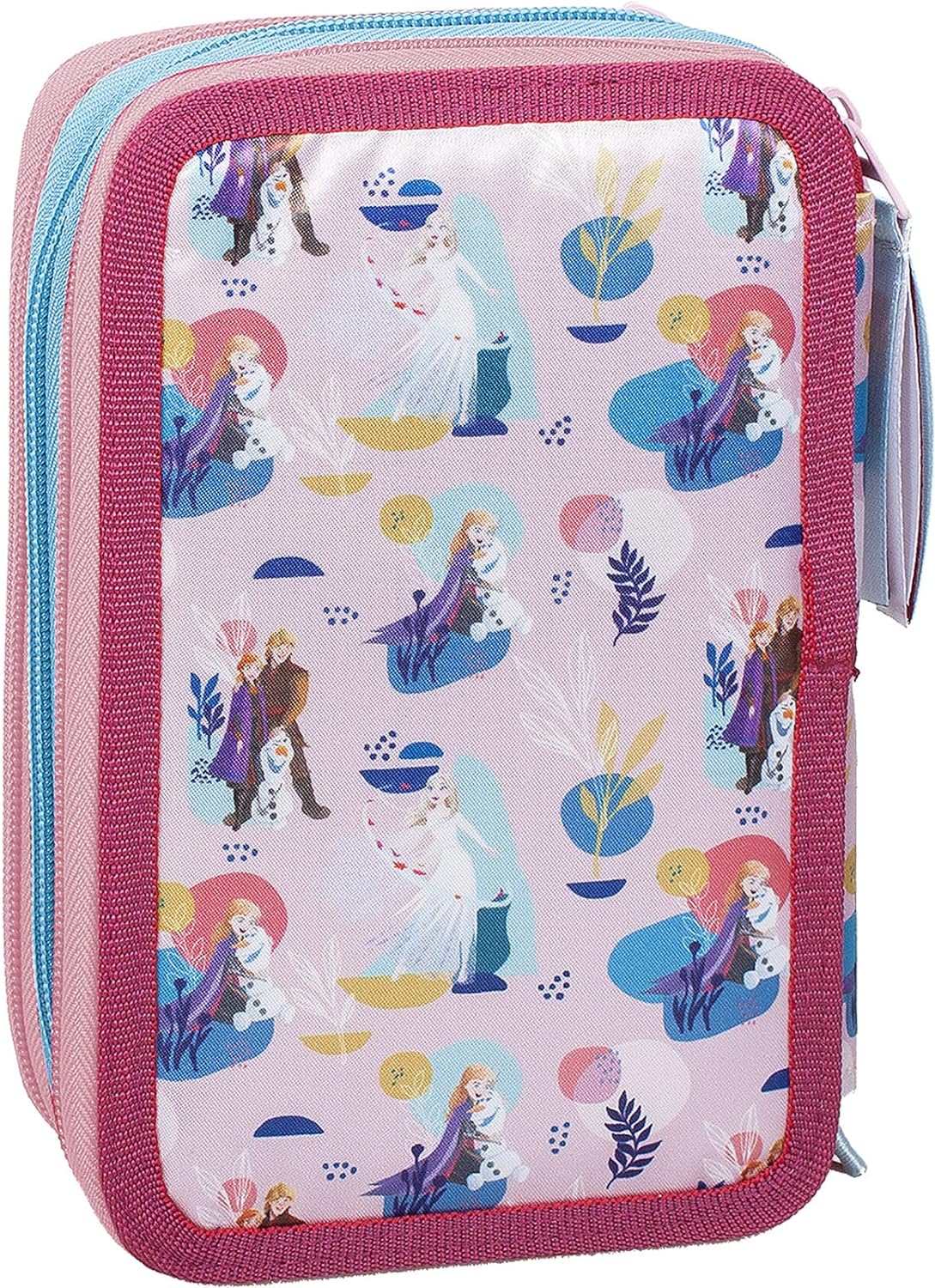 Disney Astuccio con Cancelleria Frozen 3 zip