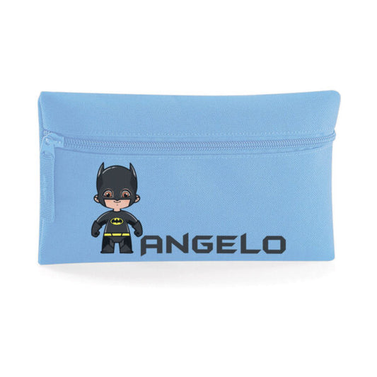 Astuccio personalizzato con nome baby batman