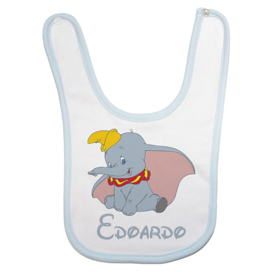 Bavaglino neonato personalizzato con nome dumbo