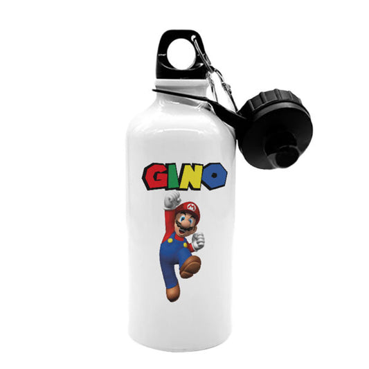 Borraccia in alluminio 500ml personalizzata con nome mario