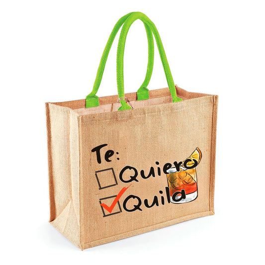 Borsa in Juta “Te Quiero/Quila” – Linea Cocktail