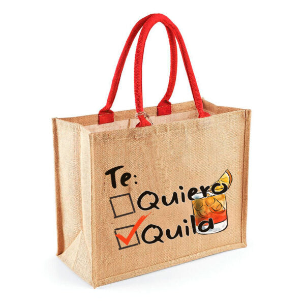 Borsa in Juta “Te Quiero/Quila” – Linea Cocktail