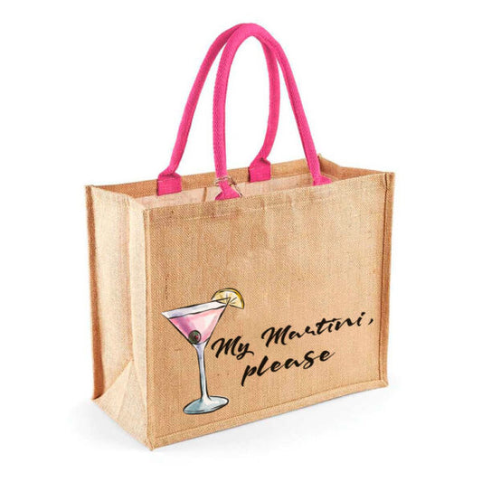 Borsa in Juta “My Martini, please” – Linea Cocktail