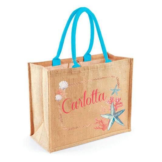 Borsa mare in Juta Personalizzata – Linea Summer