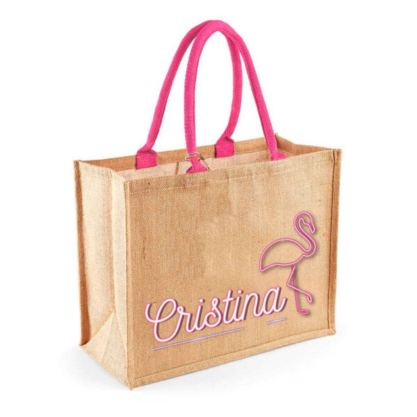 Borsa mare in Juta Personalizzata – Linea Summer