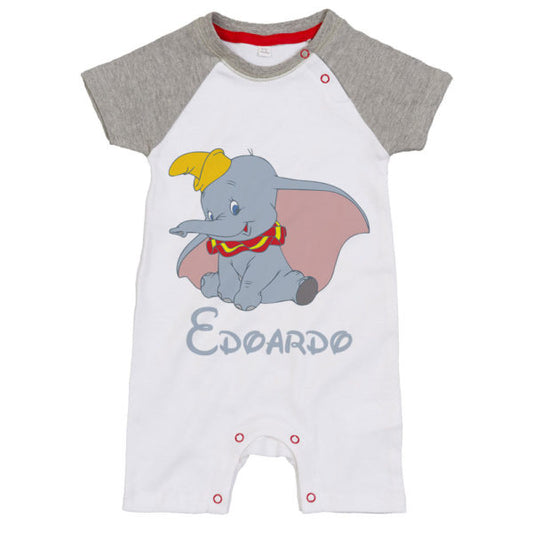 Pagliaccetto neonato personalizzato con nome dumbo