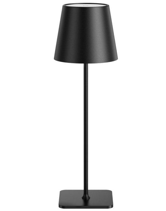 SQUADO - Lampada da Tavolo LED Nera