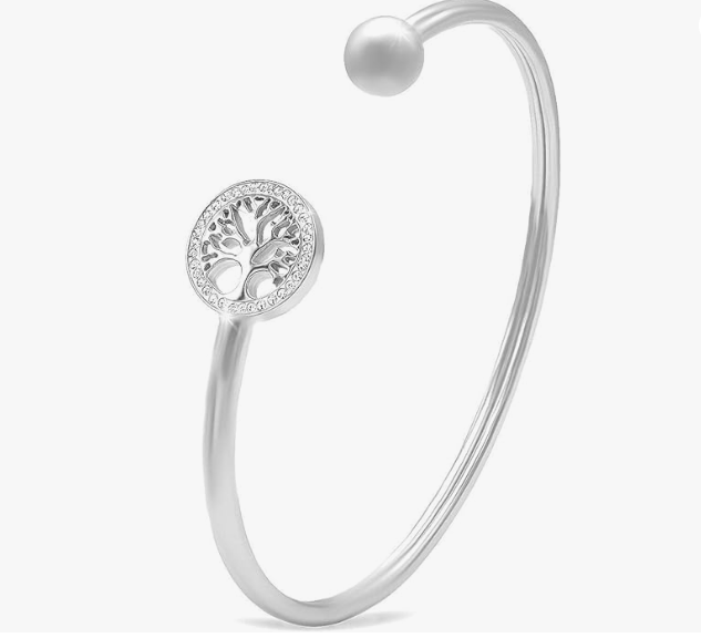 SAGA GIOIELLI BRACCIALE DONNA ALBERO DELLA VITA ACCIAIO