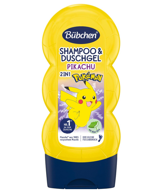 Bübchen Shampoo & Gel Doccia Bambini Pokémon Pikachu