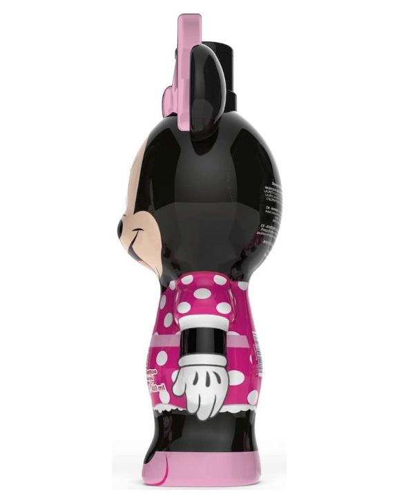 AIR-VAL 2 in 1, Gel Doccia e Shampoo per Bambini Minnie Mouse