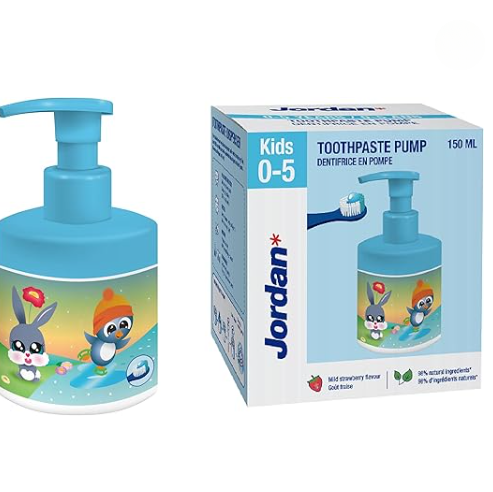 Jordan Dentifricio per bambini con pompa dosatrice