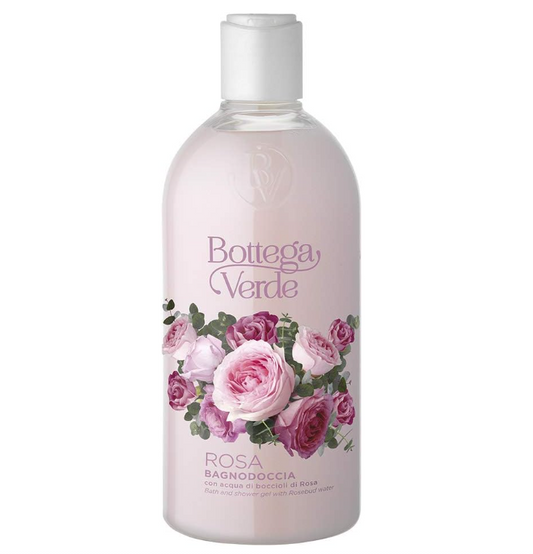 Bottega Verde Bagnodoccia con acqua di boccioli di Rosa (400 ml)