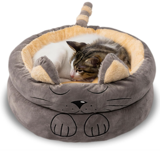 MANRED Cuccia Gatto in peluche 48x48cm