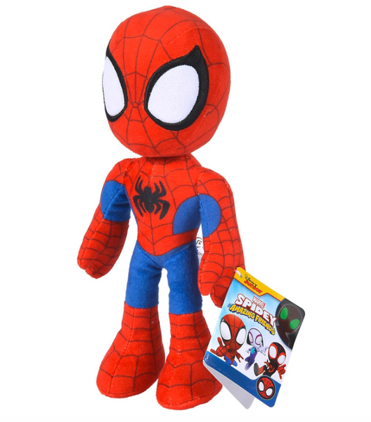 Disney Plush Marvel Spidey 25 cm occhi che brillano al buio