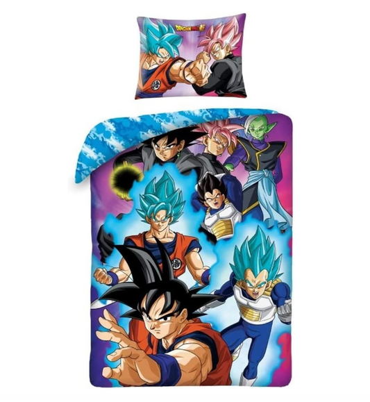 Set Singolo copripiumino + federa Dragonball