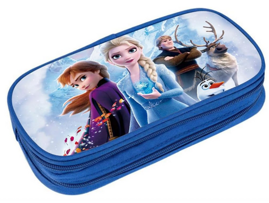 OXINO Astuccio con Cancelleria Frozen 2 zip