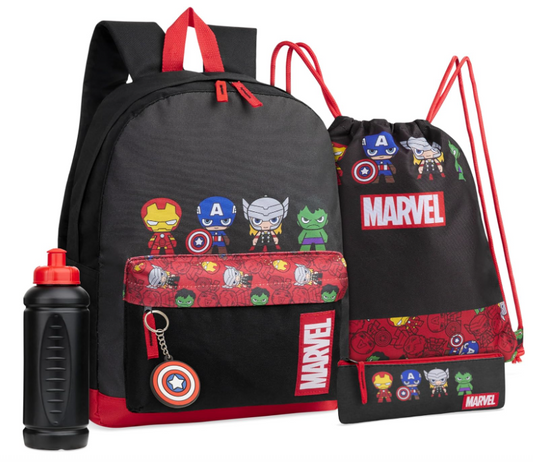 Marvel Zainetto Bambino Set 5 Pezzi