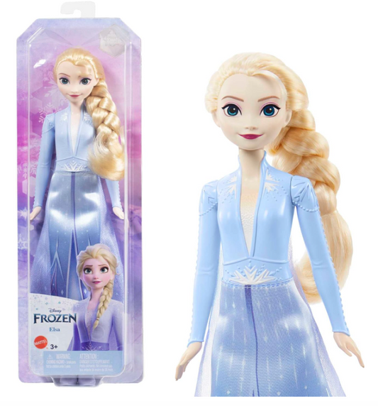 Mattel Disney Frozen - Elsa bambola con abito esclusivo e accessori ispirati ai film Disney Frozen 2