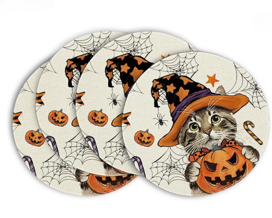 Artoid Mode Set di 4 tovagliette per Halloween, 37 cm