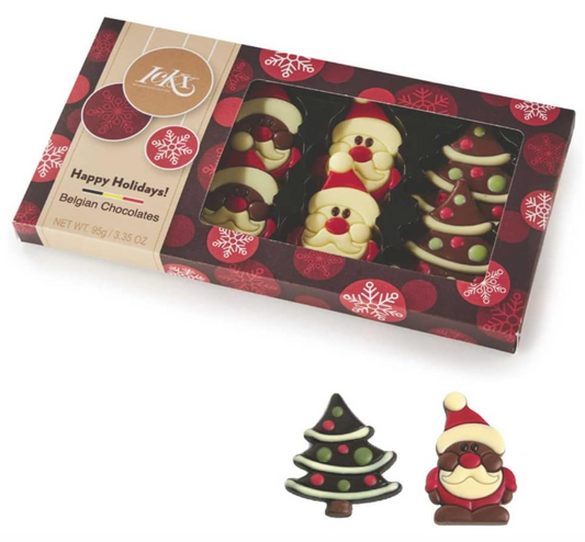 Ickx Chocolates | Confezione Alberi + Babbo Natale