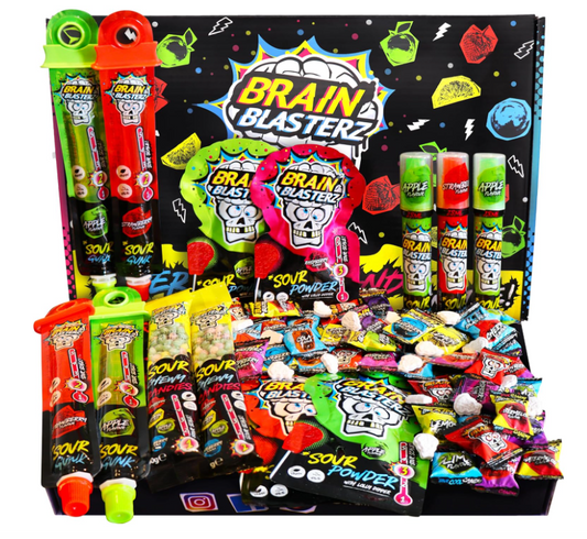 Confezione regalo di caramelle Brain Blasterz Sour Candy