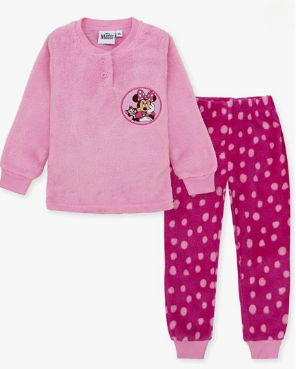 Disney Pigiama Minnie Mouse in Pile per Bambina