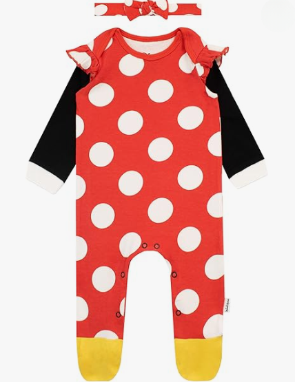 Disney Set di Tuta da Notte e Fascia per Bambina Minnie Mouse